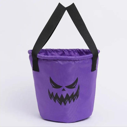 Halloween Candy Bucket with LED Lights Trick or Treat Bags for Kids and Adults Halloween Basket Reusable Night Light Pumpkin Candy Baskets Tote Bags for Kids Party Supplies Gifts