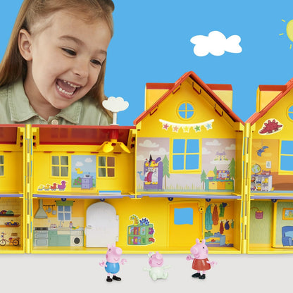 Peppa Pig Peppas Large House Playset, 80 cm