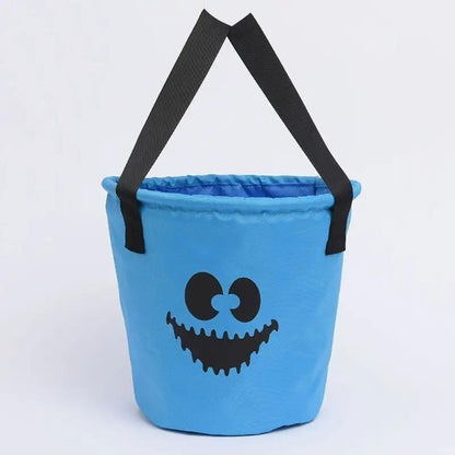 Halloween Candy Bucket with LED Lights Trick or Treat Bags for Kids and Adults Halloween Basket Reusable Night Light Pumpkin Candy Baskets Tote Bags for Kids Party Supplies Gifts