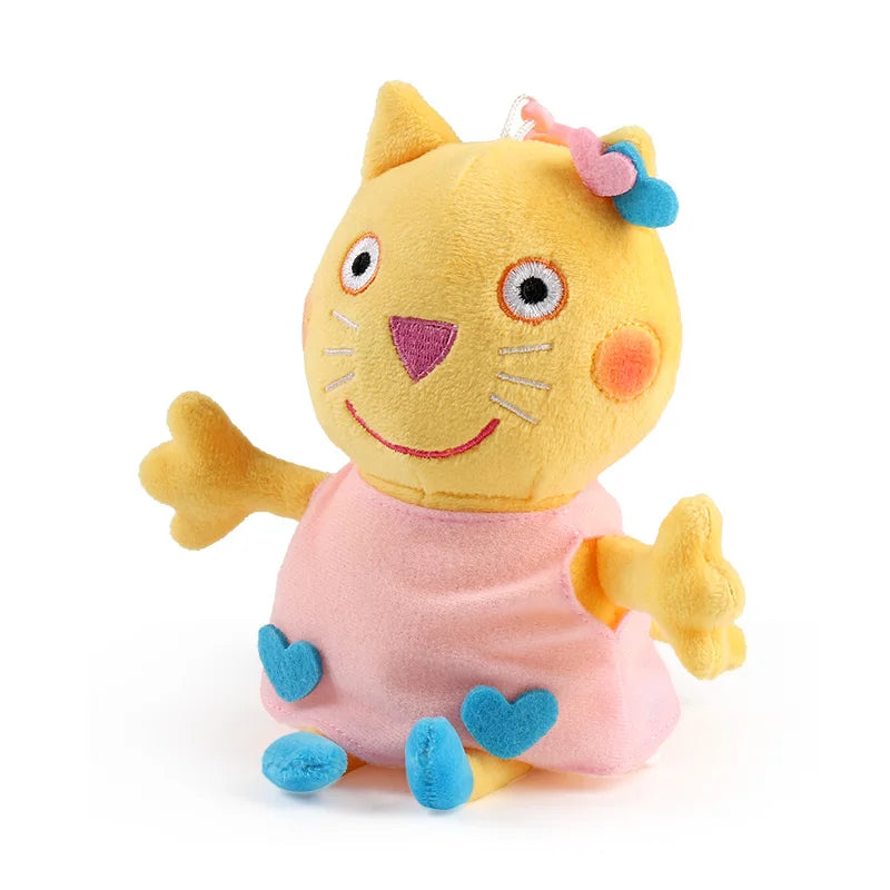 Genuine Peppa Pig 19cm dinosaur Teddy Bear peppa George daddy mammy Plush Toy Boy Girl Birthday Gift Toys Christmas Stuffed Doll