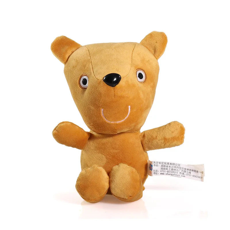 Genuine Peppa Pig 19cm dinosaur Teddy Bear peppa George daddy mammy Plush Toy Boy Girl Birthday Gift Toys Christmas Stuffed Doll