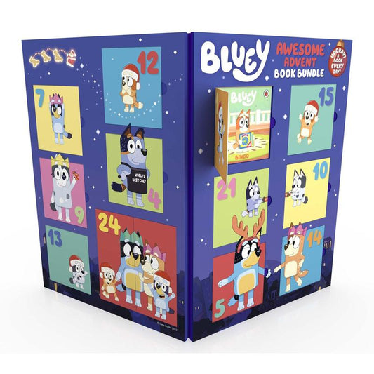 Bluey Awesome Advent Calendar Book Bundle