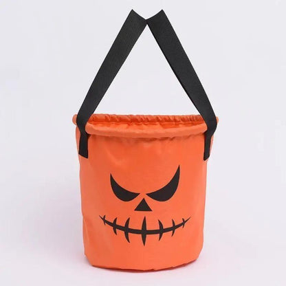 Halloween Candy Bucket with LED Lights Trick or Treat Bags for Kids and Adults Halloween Basket Reusable Night Light Pumpkin Candy Baskets Tote Bags for Kids Party Supplies Gifts